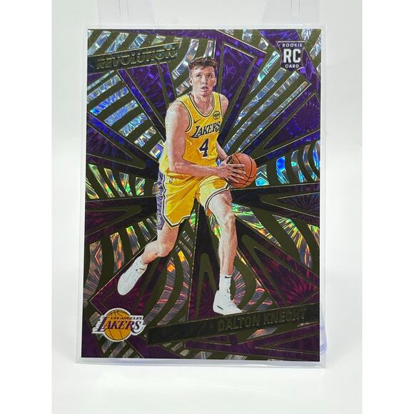 2024-25 Panini Revolution Dalton Knecht Rookie Fireworks Refractor/149 SP Lakers - Picture 1 of 2